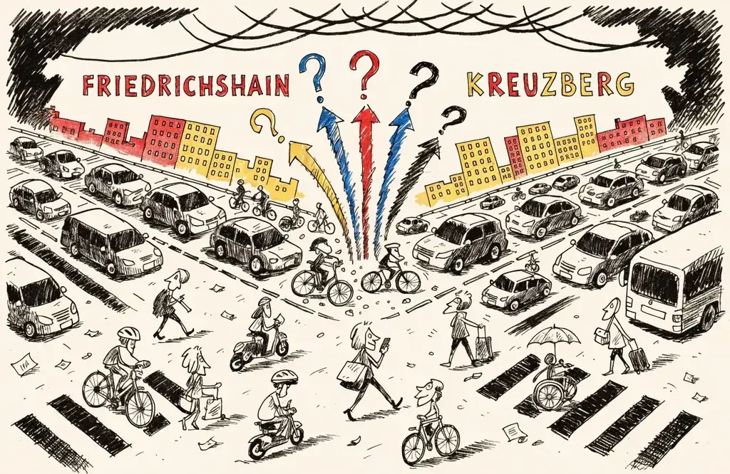 Auftrag: Vergleich: Idiotensicherheit in Kreuzberg und Friedrichshain