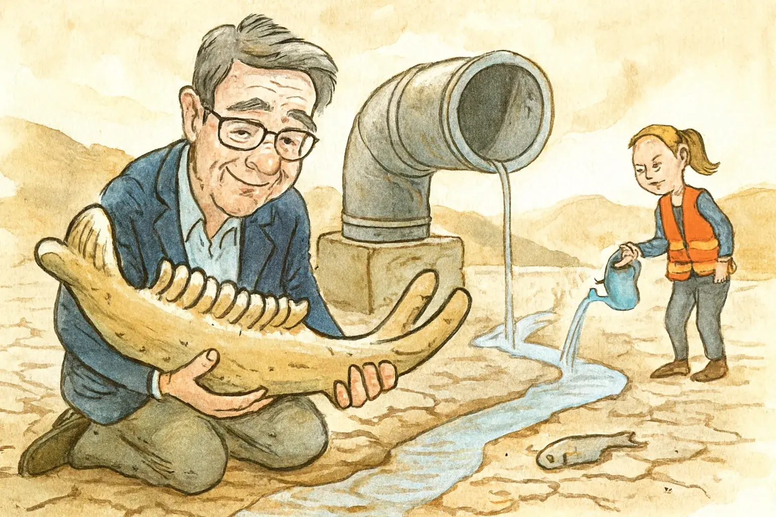 Wenn der Fluss das Archiv öffnet